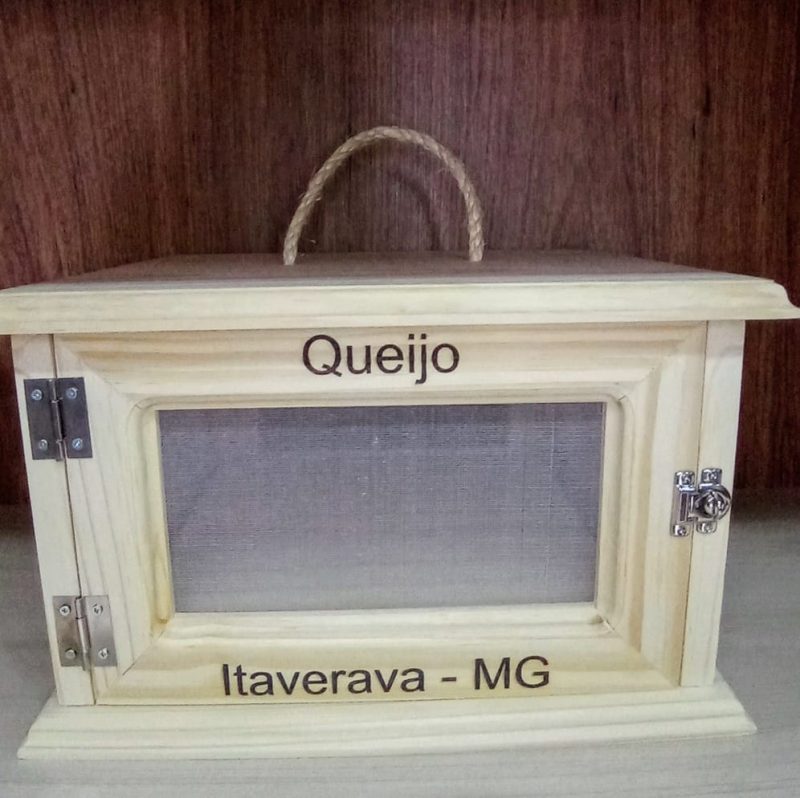 Maturador de Madeira com Porta para Um Queijo - Image 2