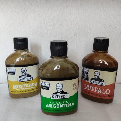 Kit 3 Molhos Chef'nBoss 240ml